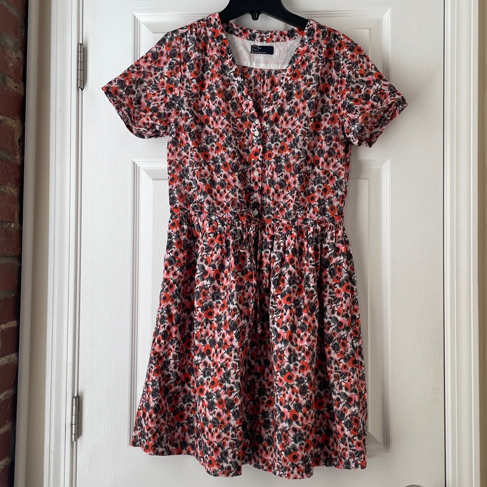 Gap Floral Short Sleeve Dress Size‎ 4